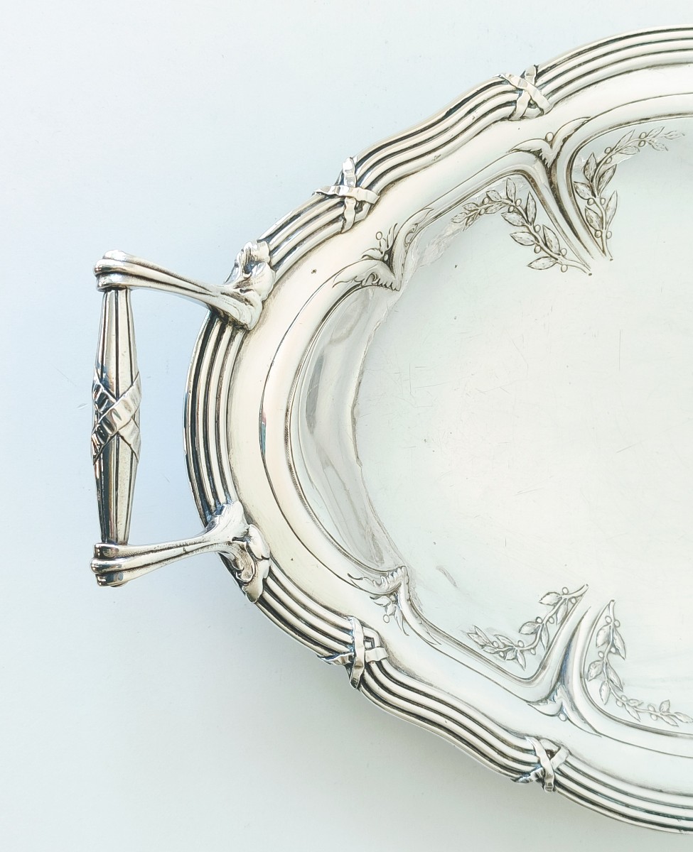 Solid Silver Bread Basket -photo-1