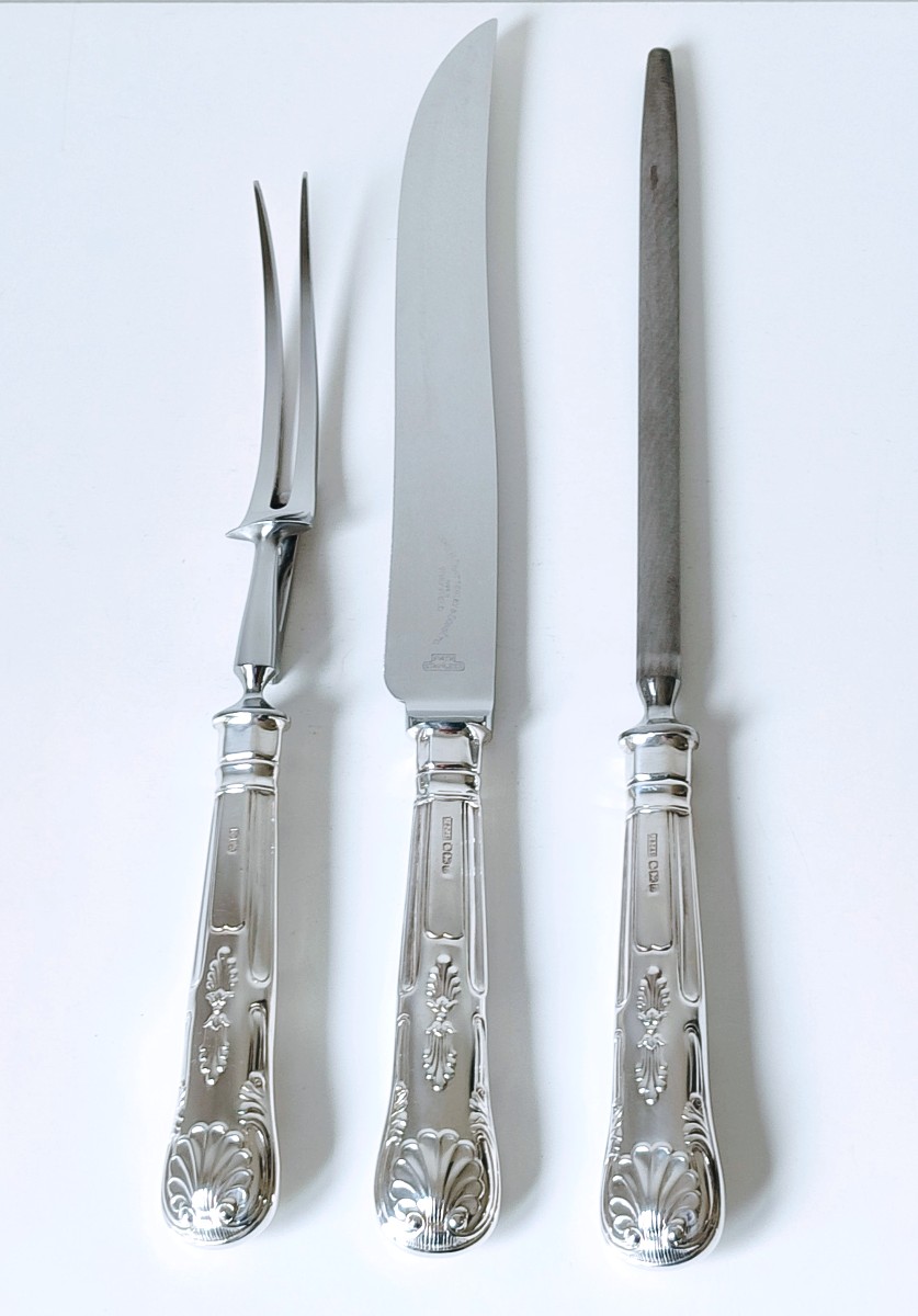 Kings Pattern 87-piece Sterling Silver Cutlery Set -photo-1