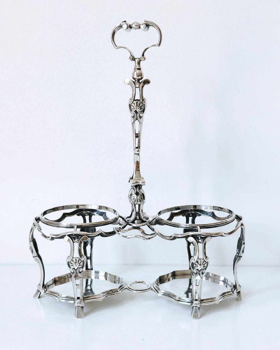 Solid Silver Cruet Ghent 1758 Carolus Theodorus De Rynck