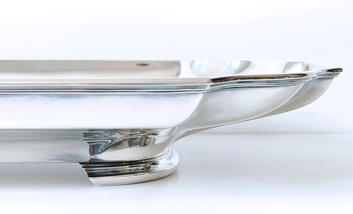 Art Deco Centerpiece In Solid Silver -photo-4