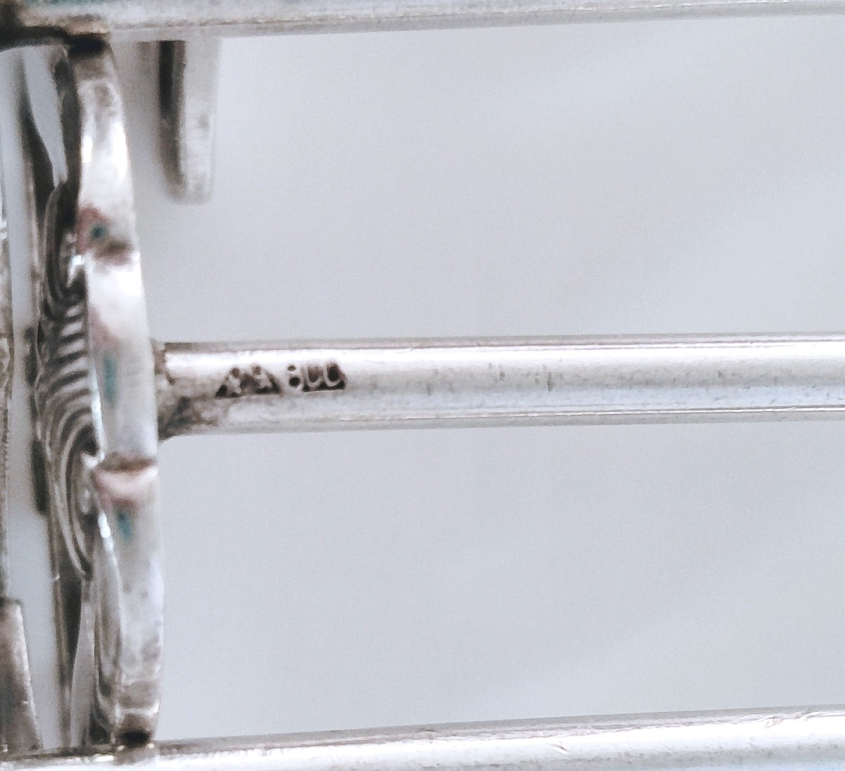 Douze porte couteaux en argent massif -photo-3