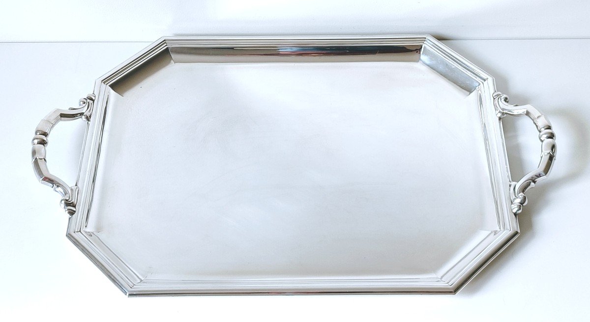 Solid Silver Serving Tray -photo-3