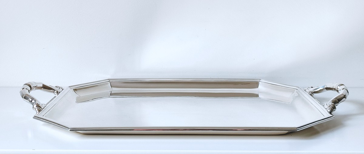 Solid Silver Serving Tray -photo-4