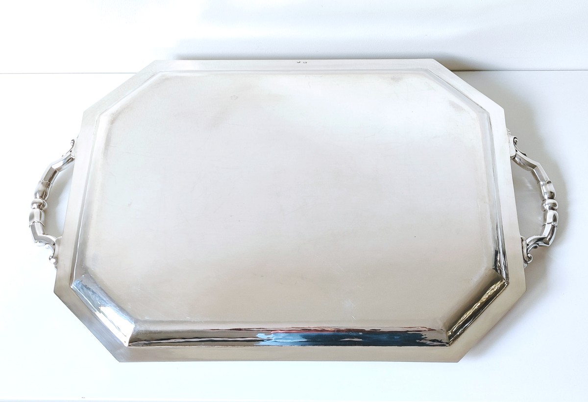 Solid Silver Serving Tray -photo-2