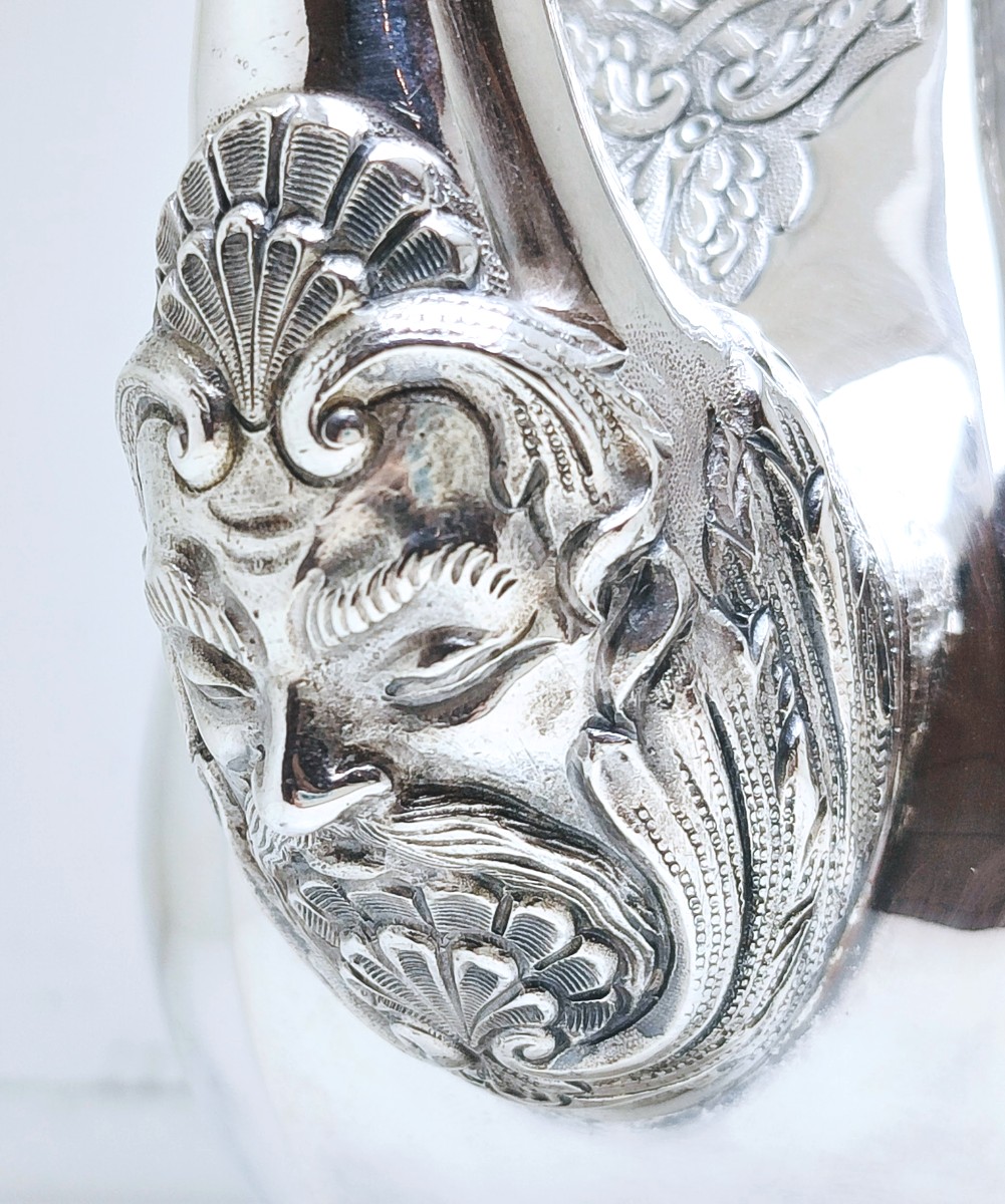 Théière en argent massif -photo-3