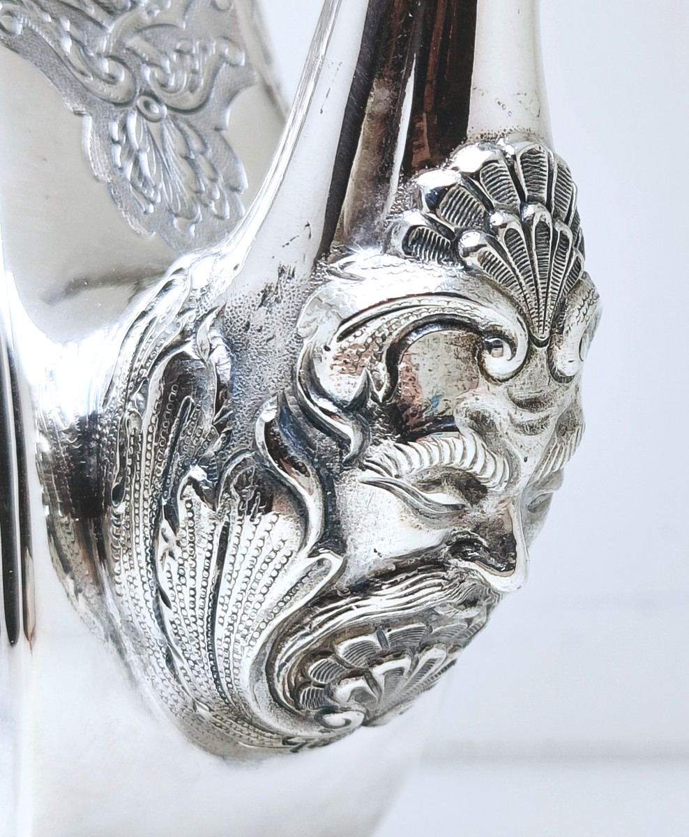 Théière en argent massif -photo-4