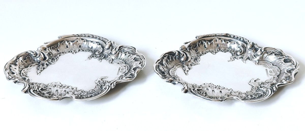 Ensemble de trois coupelles en argent massif -photo-4