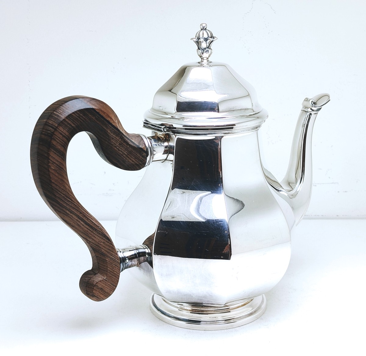 Théière en argent massif -photo-3