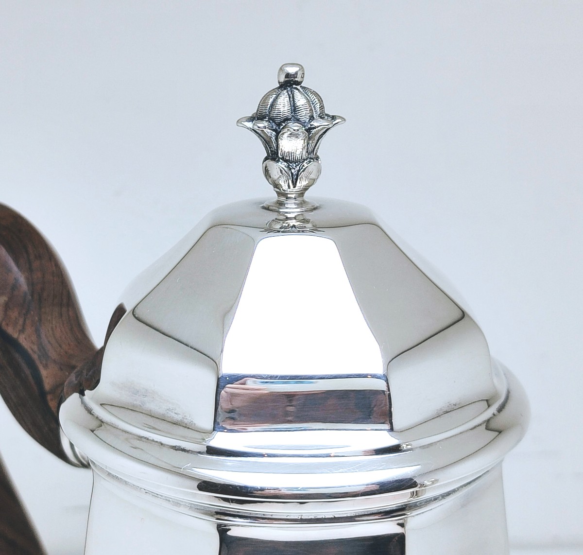 Théière en argent massif -photo-1