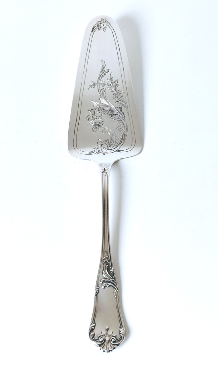 Pelle à tarte en argent massif -photo-3