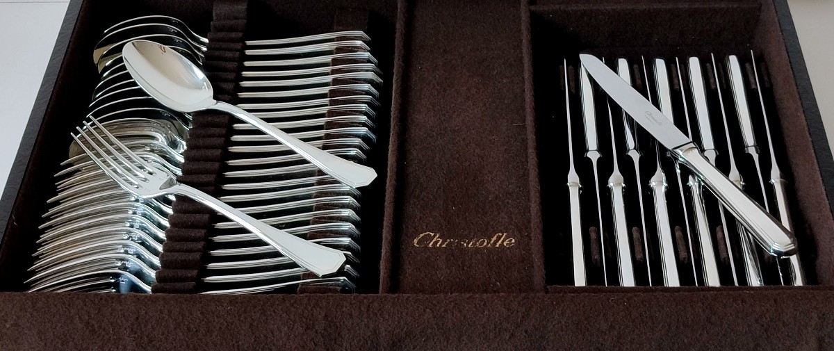 Ménagère Christofle modèle America 125 pièces -photo-1