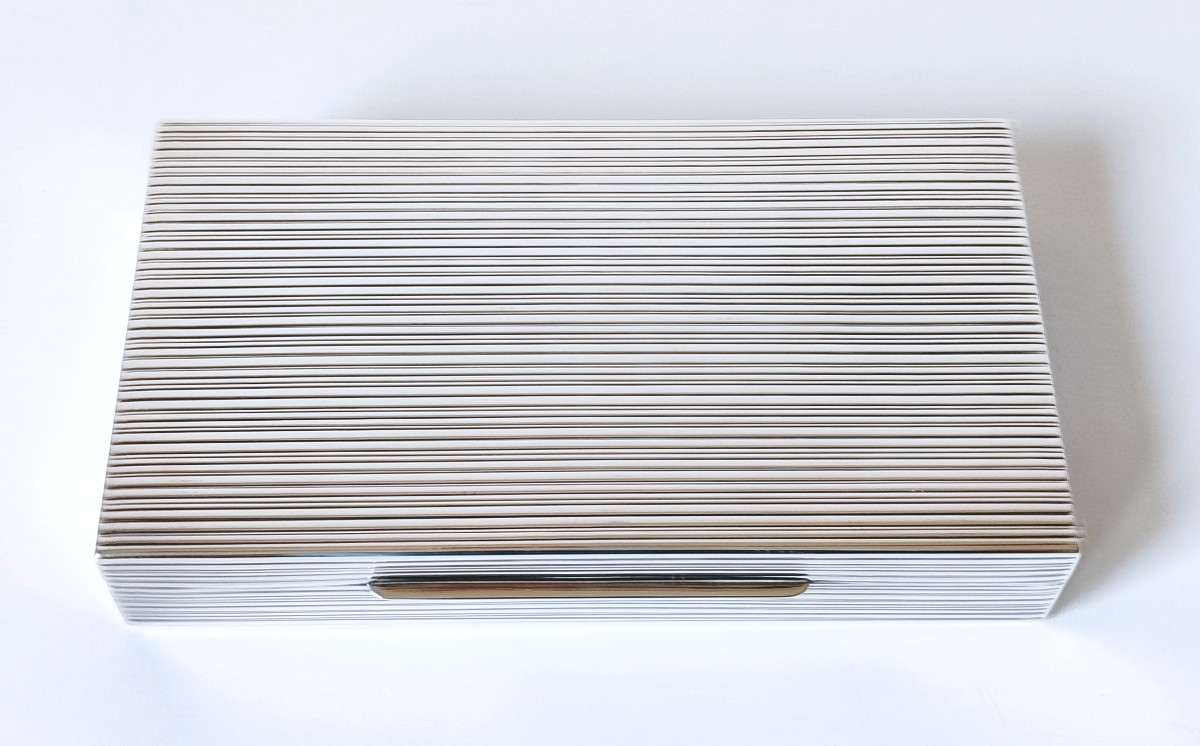 Art Deco Box In Solid Silver -photo-2