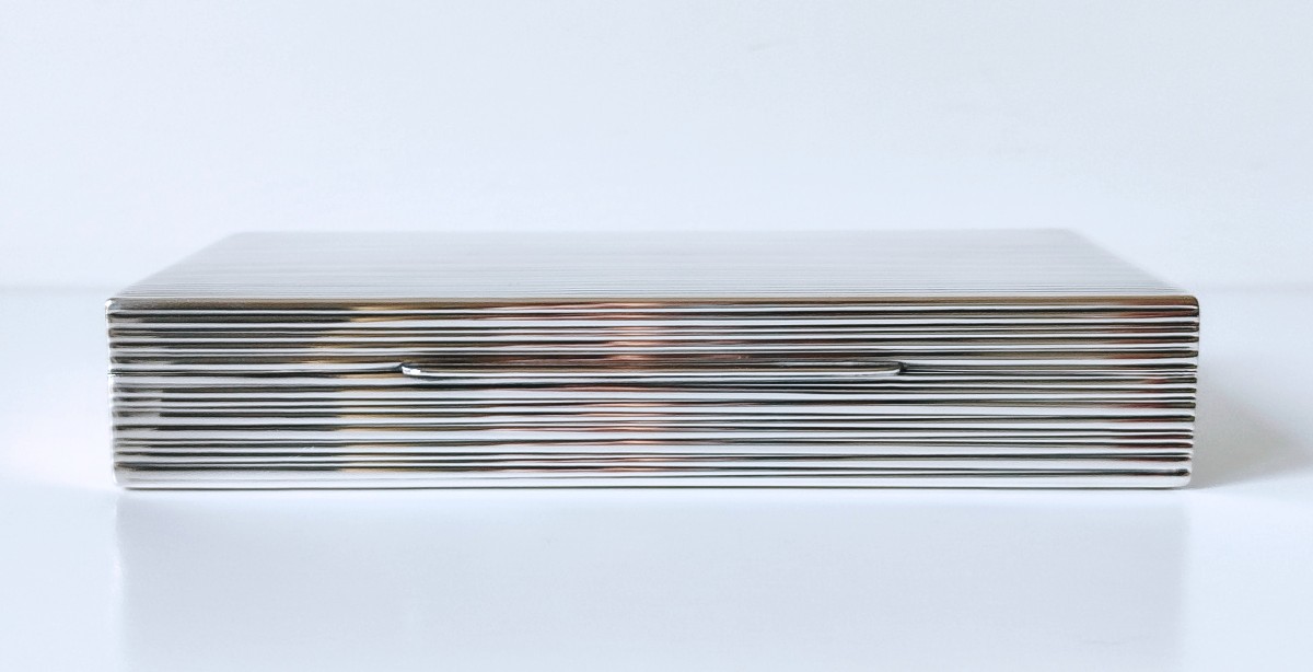 Art Deco Box In Solid Silver -photo-3