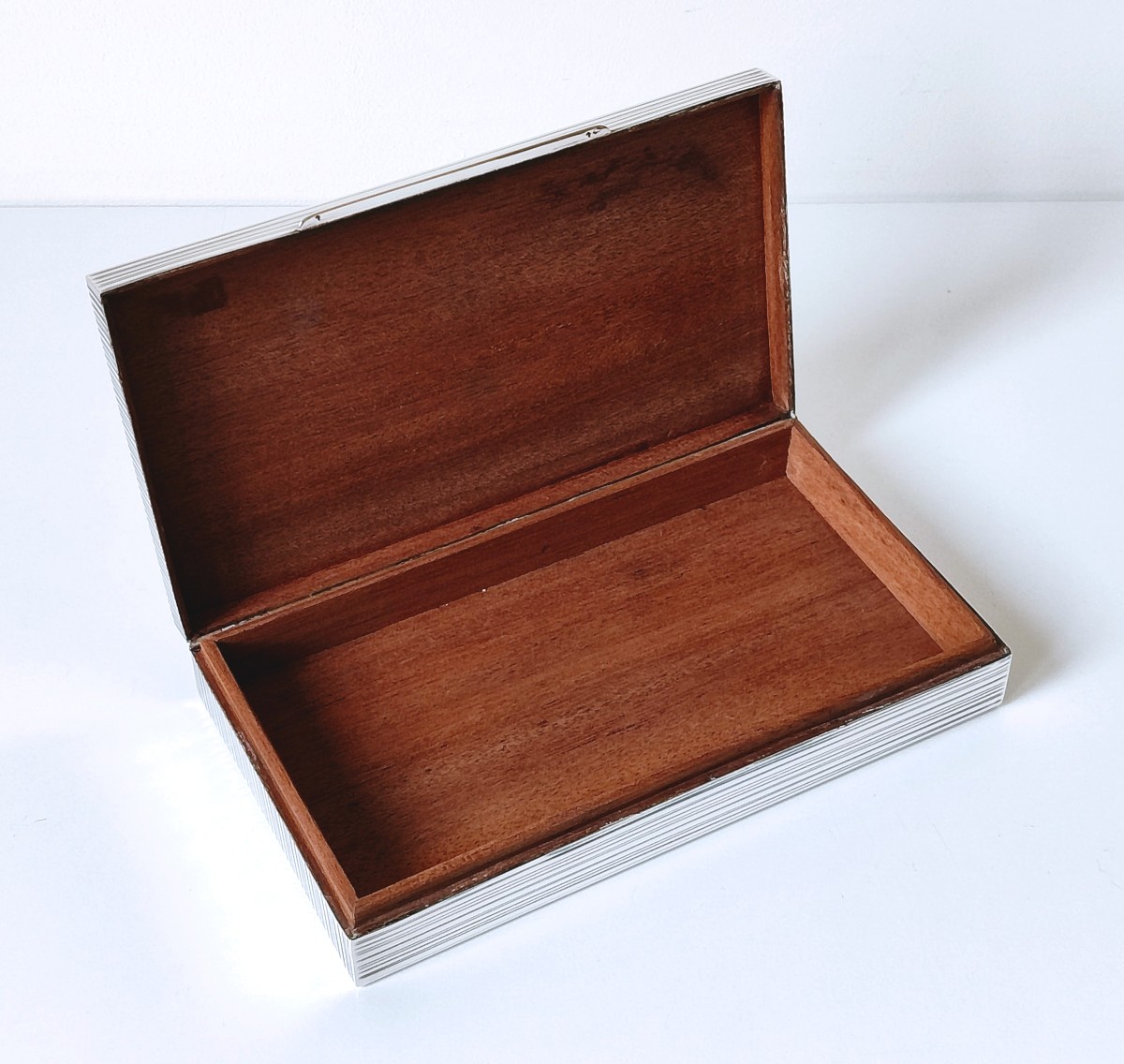 Art Deco Box In Solid Silver -photo-3