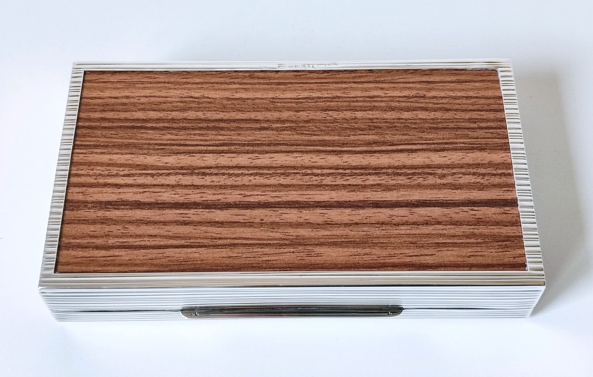 Art Deco Box In Solid Silver -photo-4