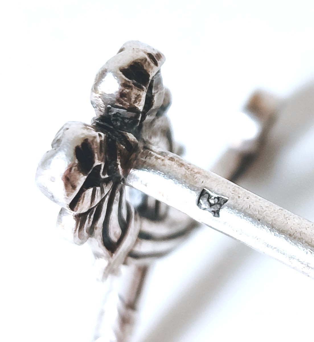 Douze porte couteaux en argent massif -photo-3