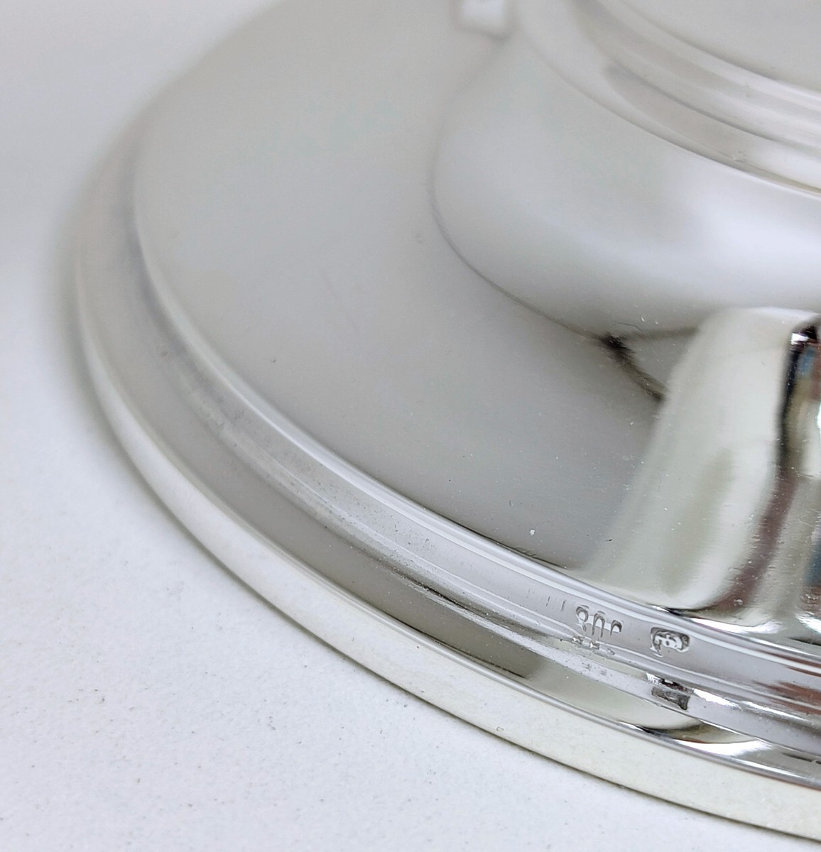 A Pair Of Art Deco Solid Silver Candlesticks -photo-3