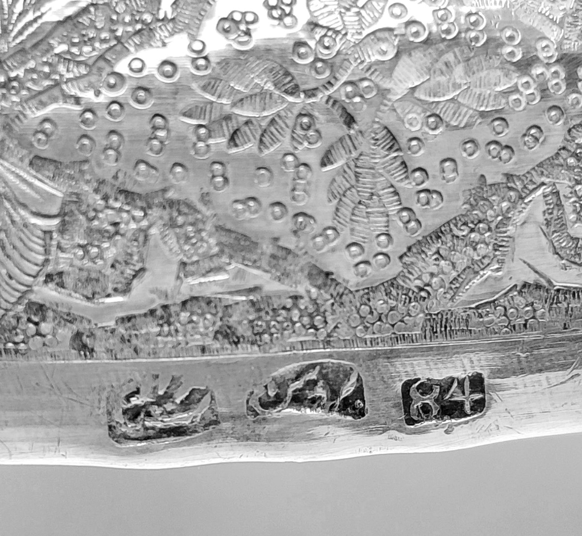 Bol pour le caviar en argent massif iranien -photo-4