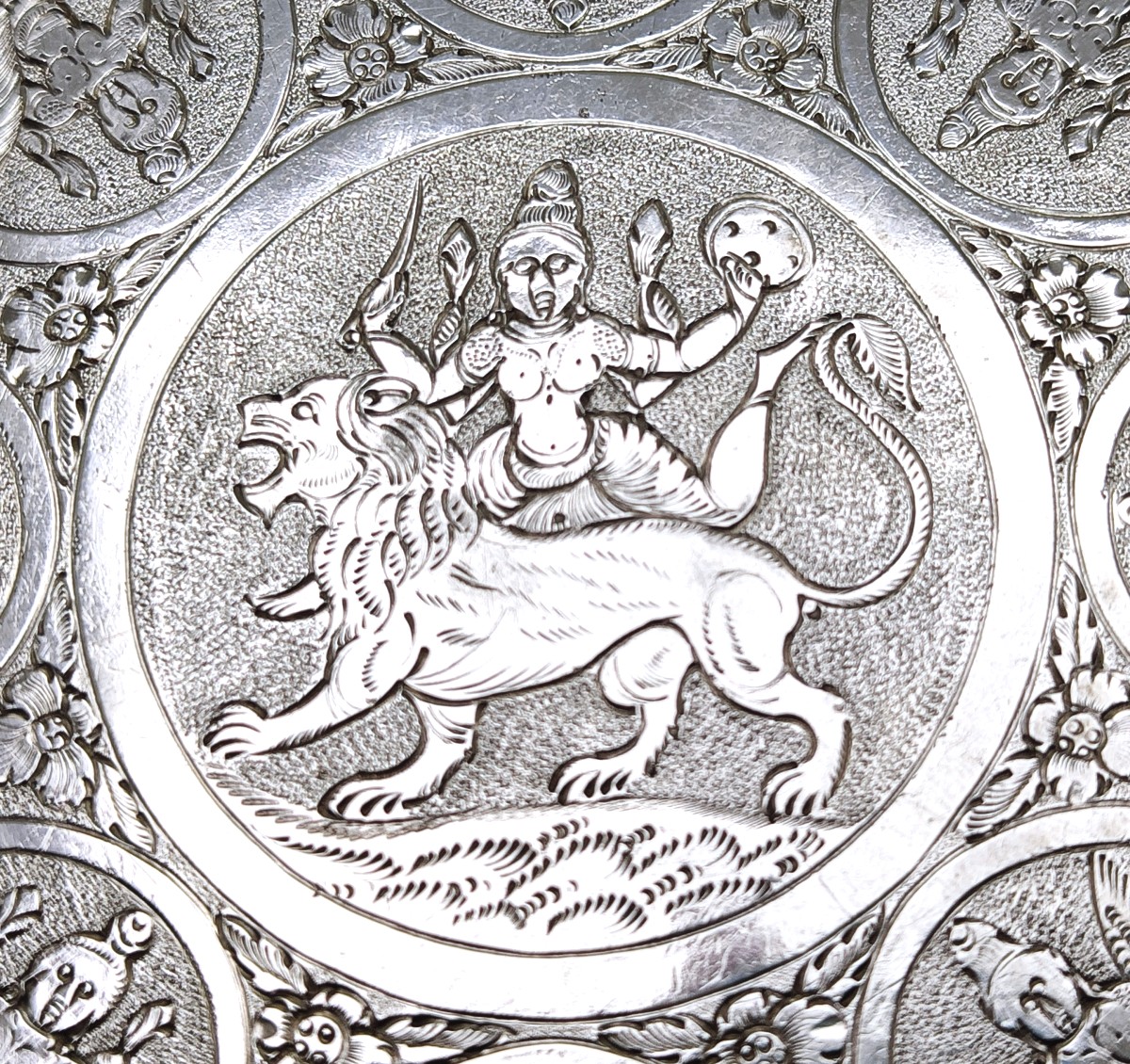 Burmese Solid Silver Box-photo-3