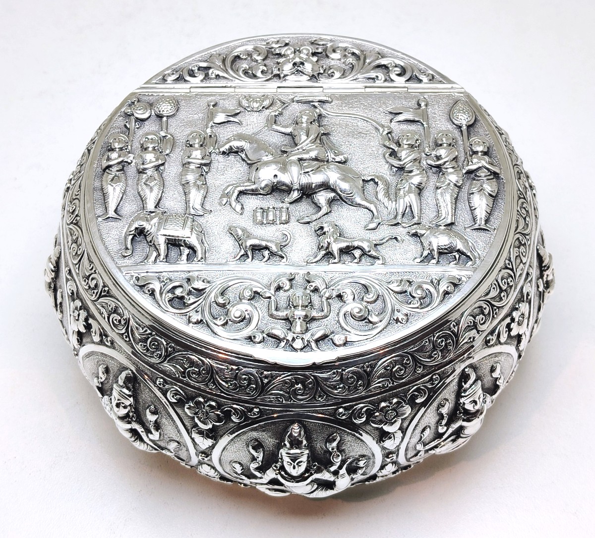Burmese Solid Silver Box