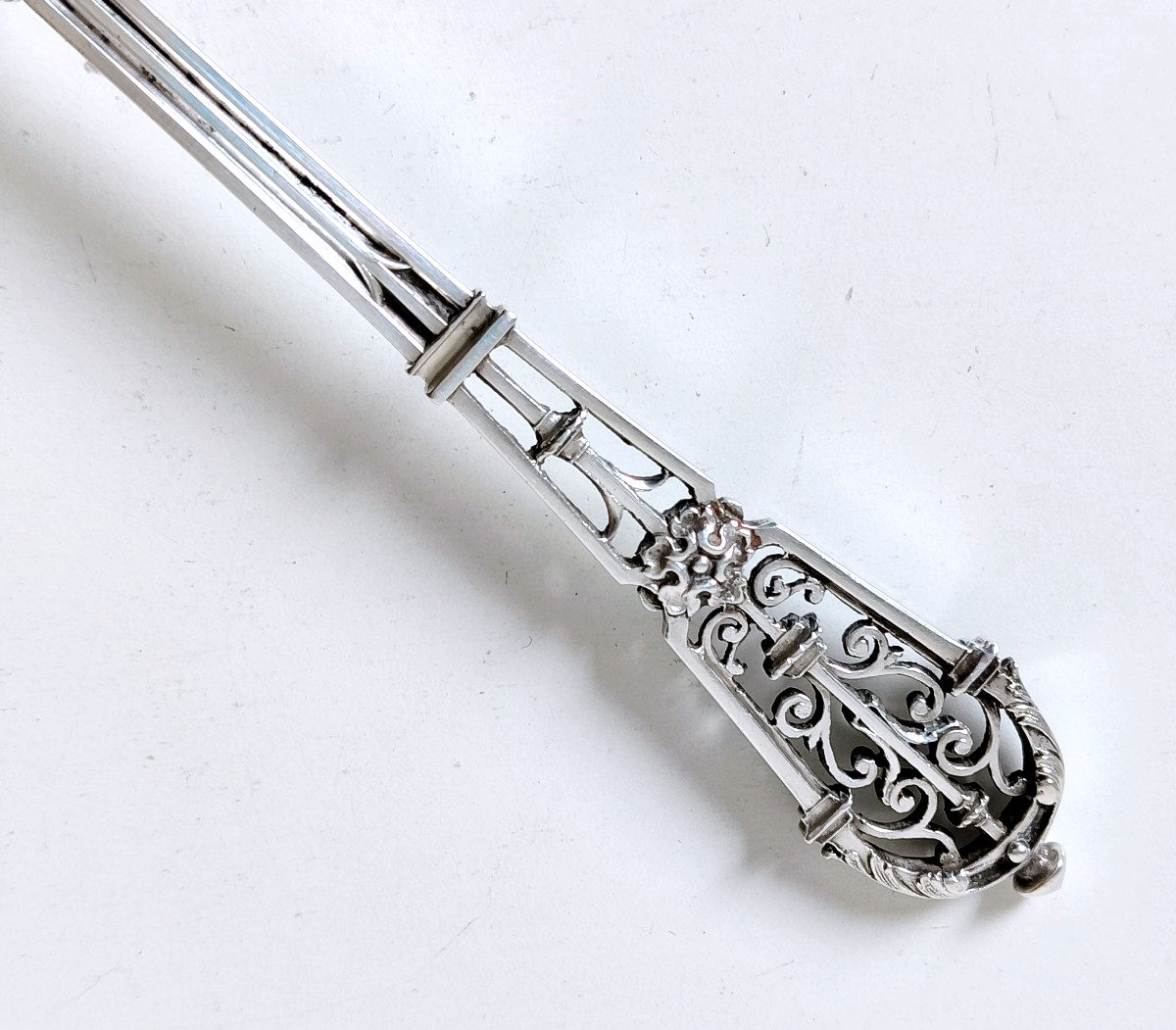 Pelle à fraises en argent massif Puiforcat -photo-4