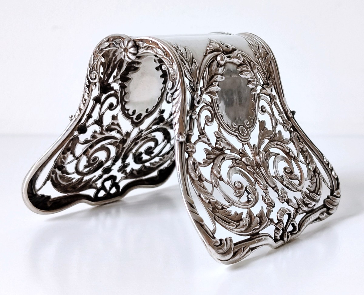 Solid Silver Asparagus Tongs -photo-3