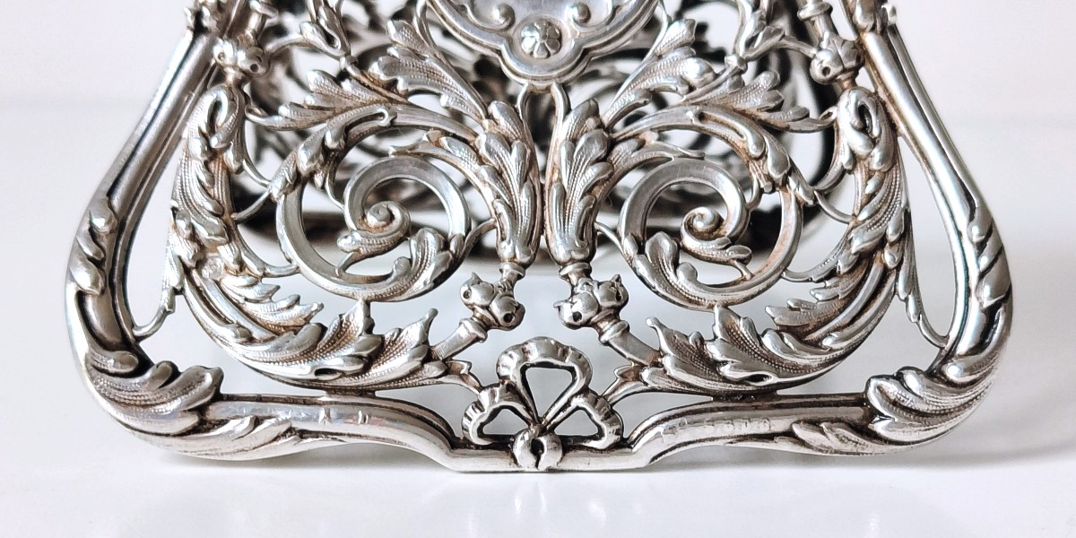 Solid Silver Asparagus Tongs -photo-1