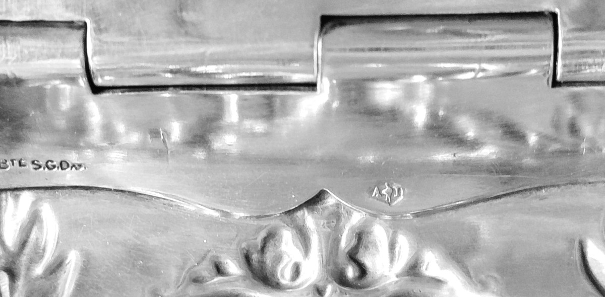 Solid Silver Asparagus Tongs -photo-4