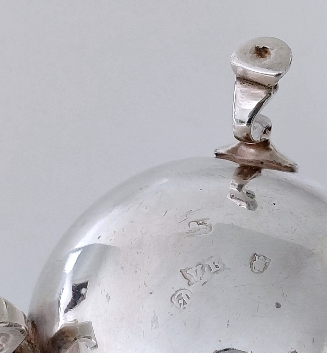 18th Century Solid Silver Milk Jug -photo-3