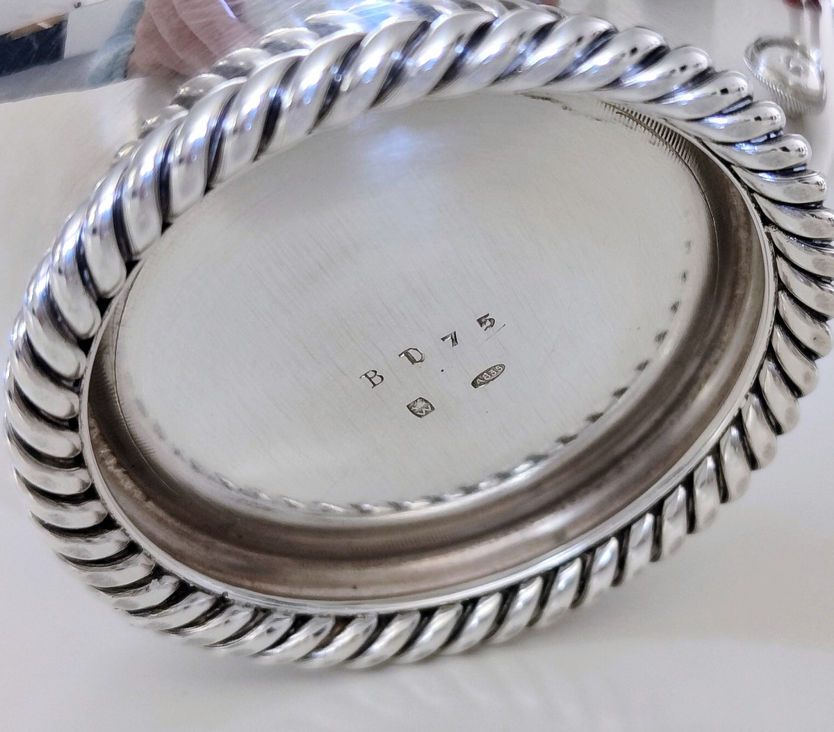 Solid Silver And Ivory Art Deco Lidded Jar-photo-6