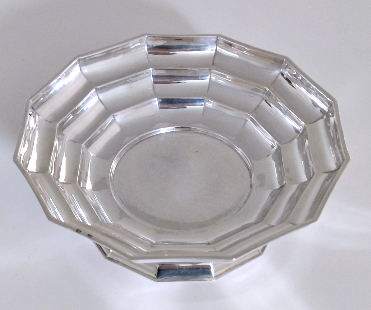 Coupe art deco en argent massif -photo-1