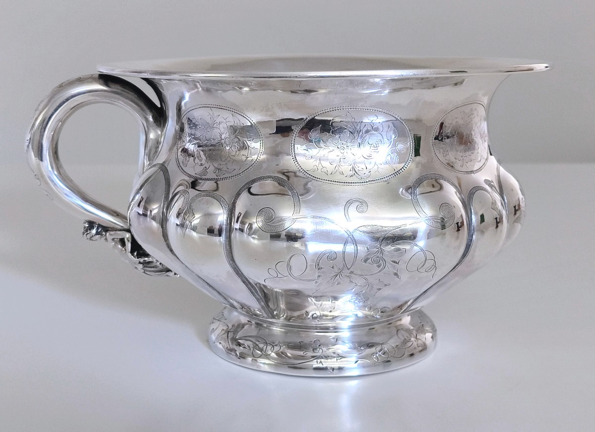 Pot de chambre en argent massif -photo-2