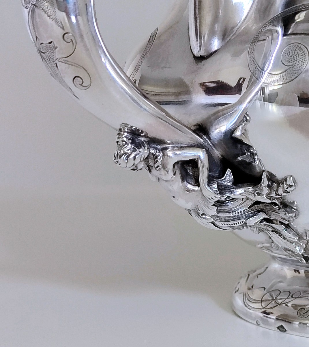 Pot de chambre en argent massif -photo-1