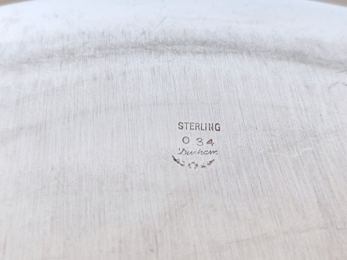 Plateau art nouveau en argent massif -photo-6