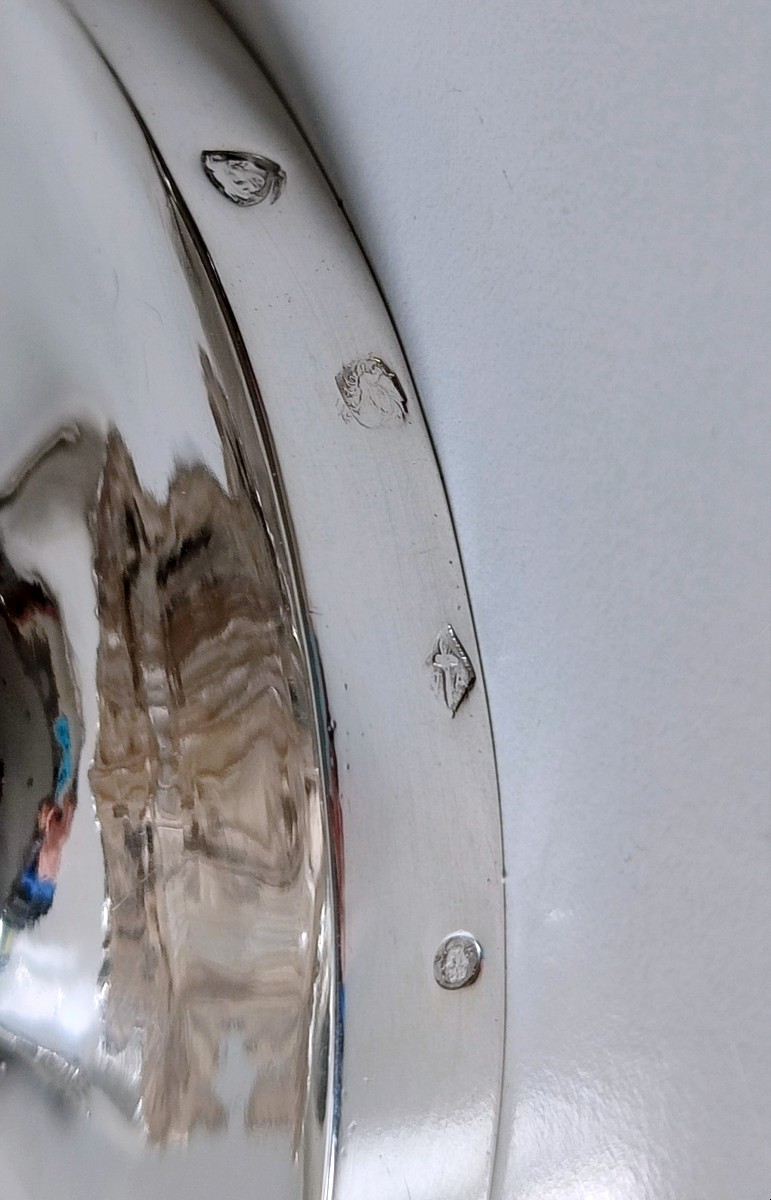 Une paire de saucières empire en argent massif -photo-8