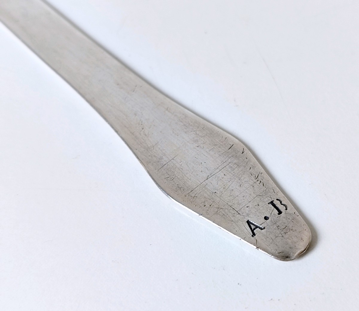 Ouvre lettre en argent massif 18ème -photo-4