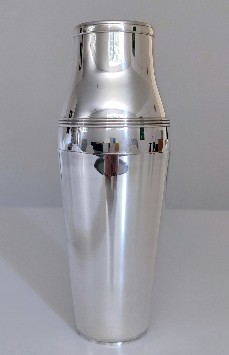 Shaker art deco en argent massif -photo-2