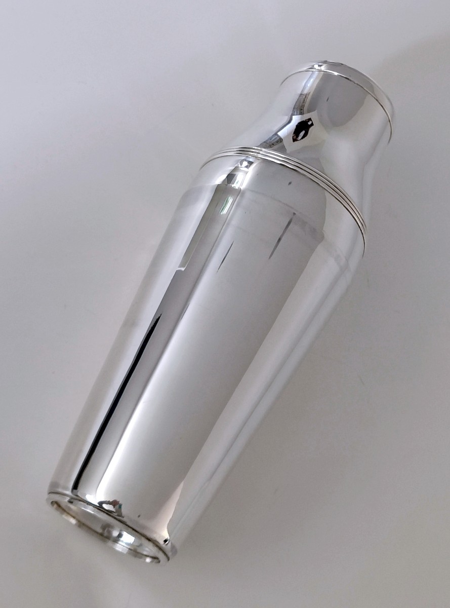 Shaker art deco en argent massif -photo-3