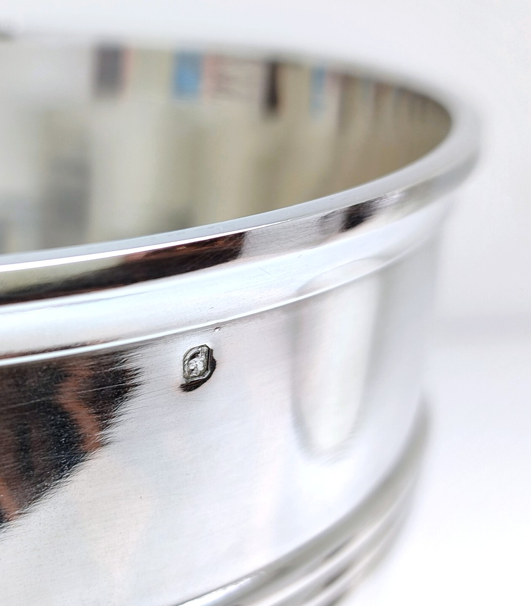 A Pair Of Solid Silver Art Deco Ice Buckets -photo-8