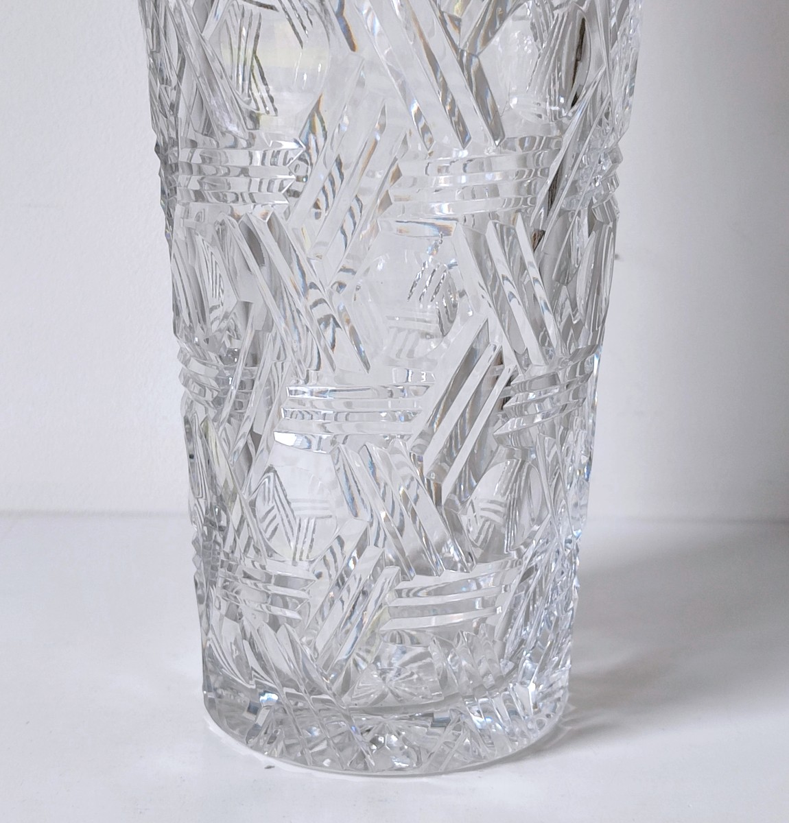 Vase en cristal et argent massif -photo-1