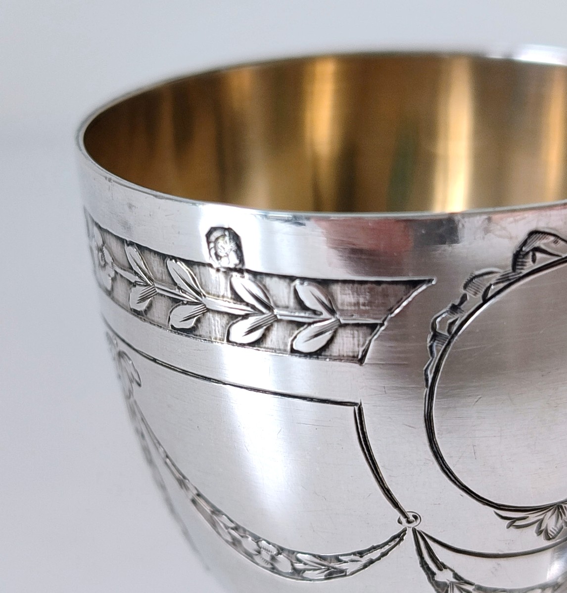 Six coquetiers en argent massif -photo-7