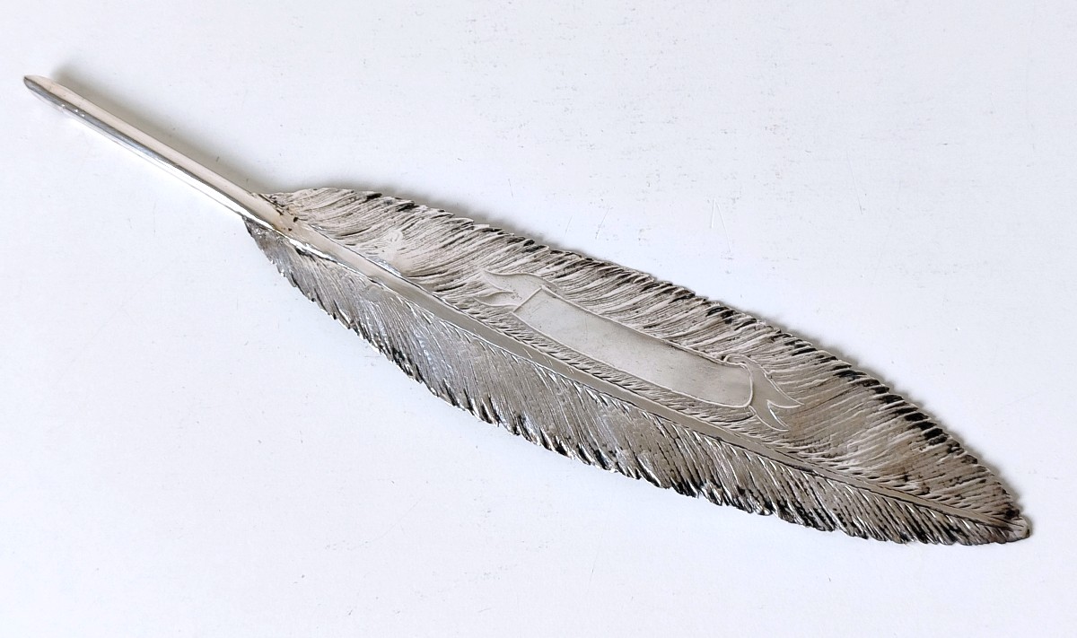 Solid Silver Pen Holder, Brussels 1831-1868 -photo-4