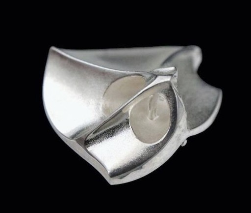 Sterling Silver Brooch By Björn Weckström For Lapponia