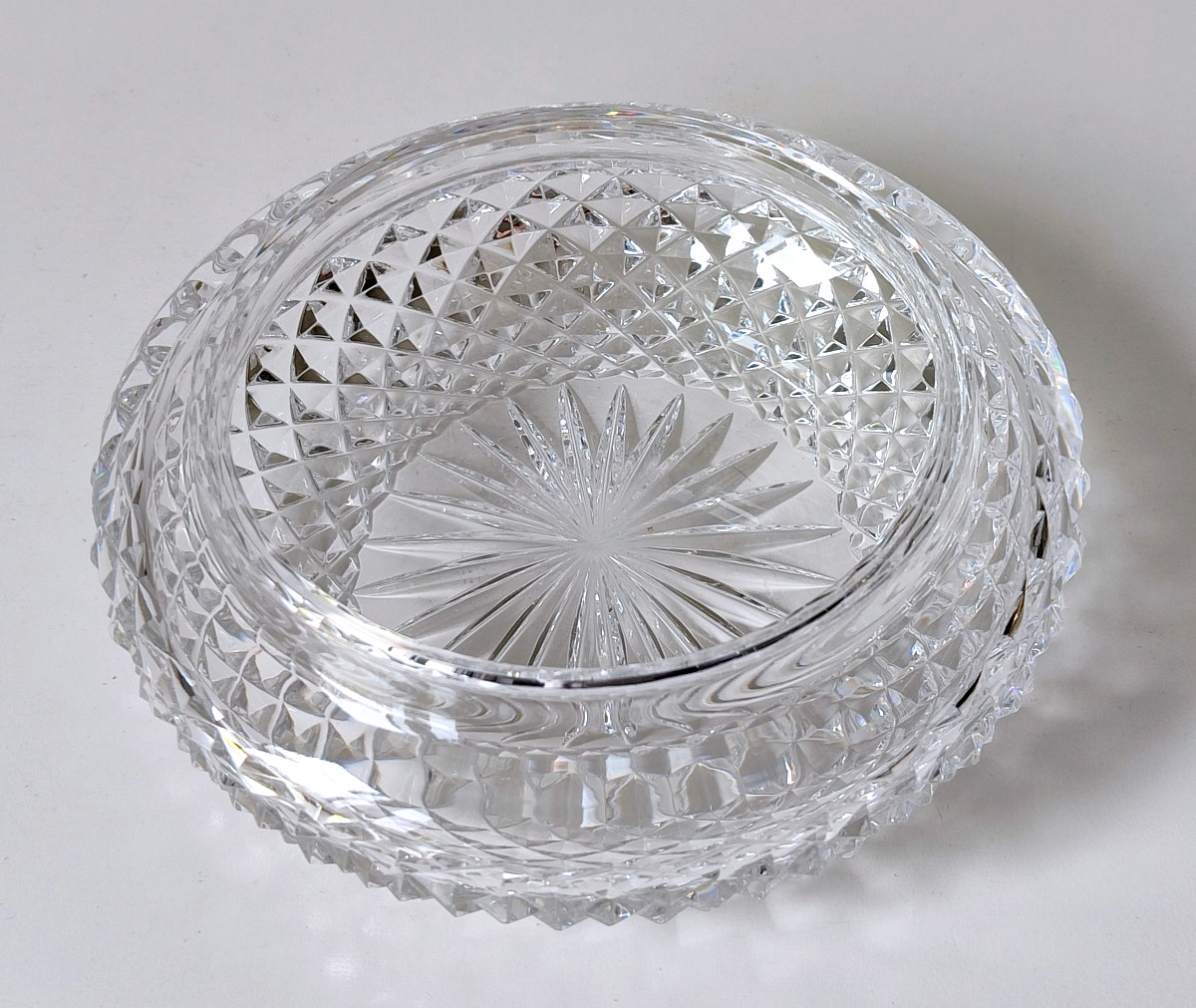 Candy Box In Crystal And Sterling Silver-photo-1