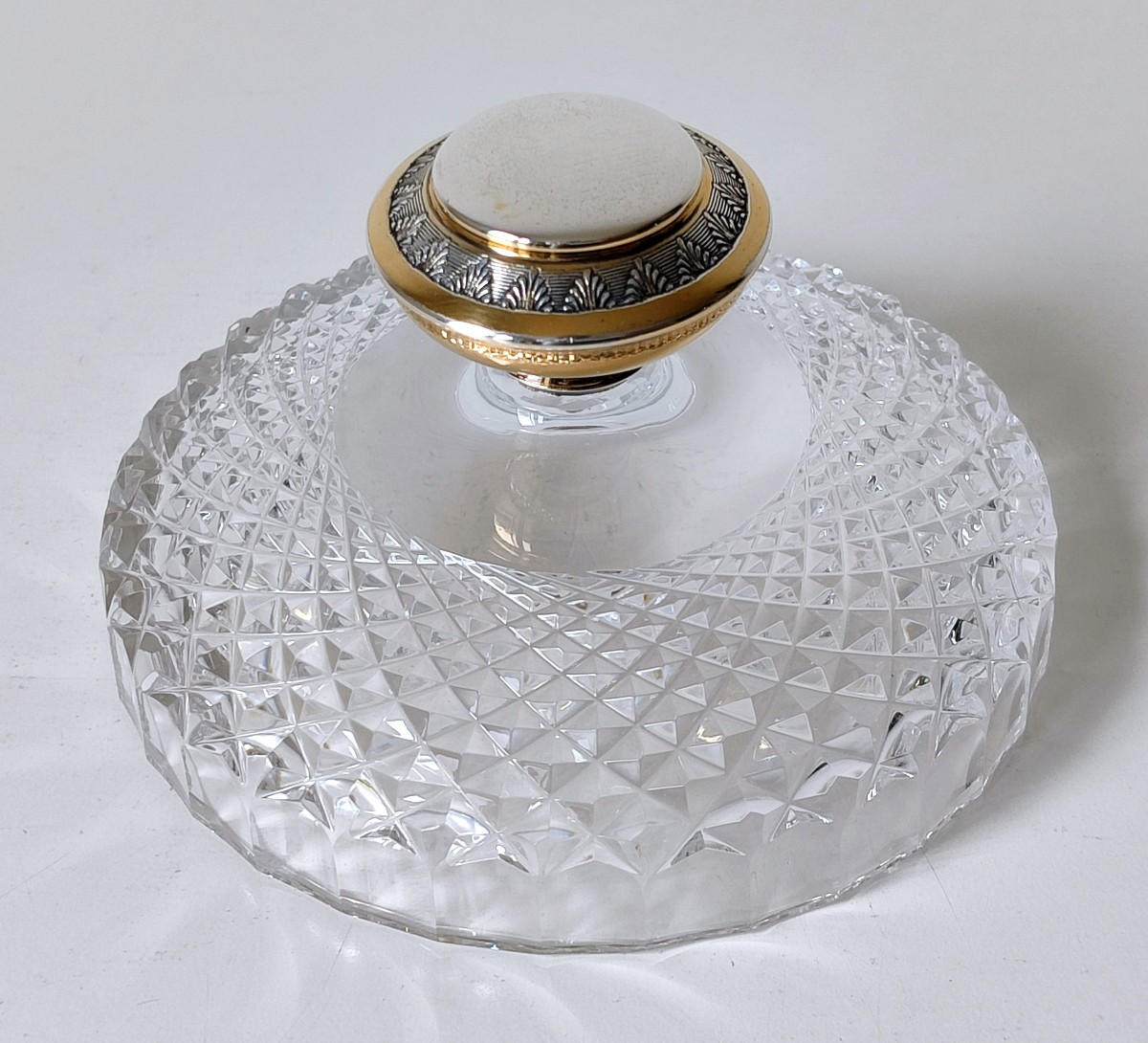 Candy Box In Crystal And Sterling Silver-photo-4