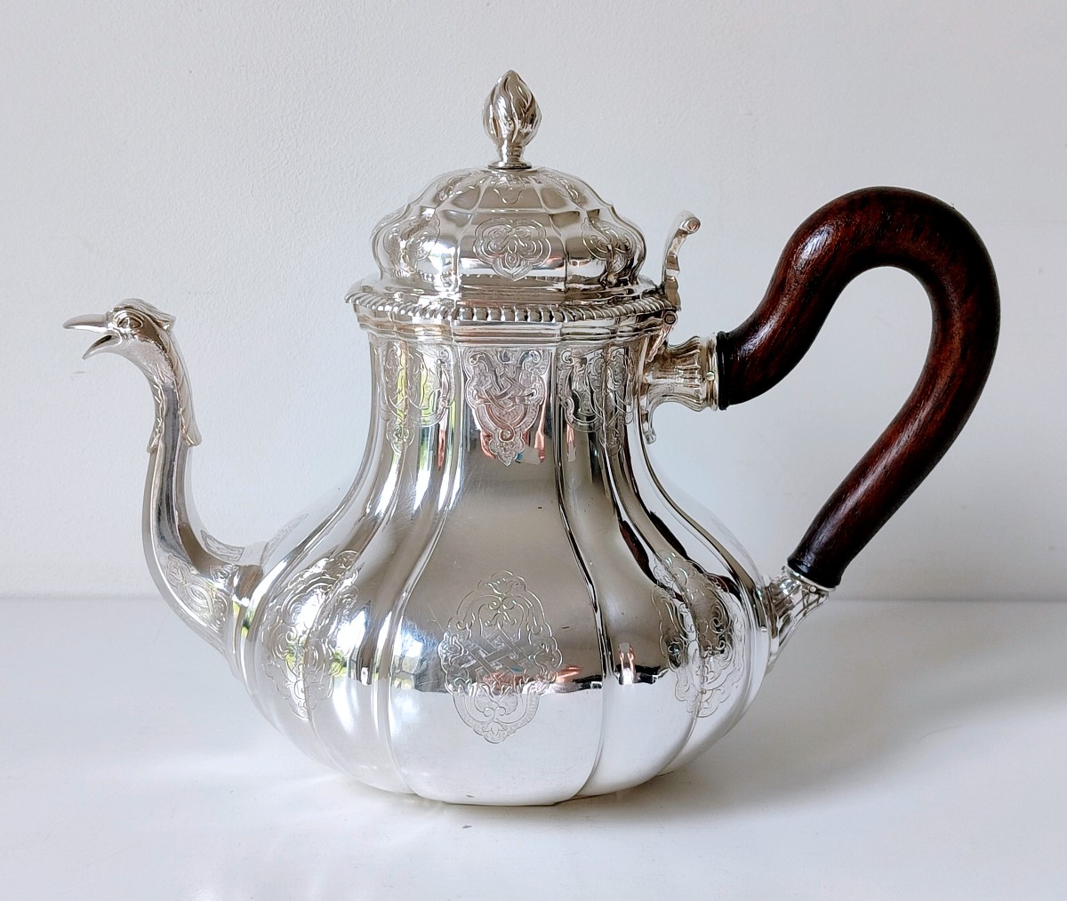 Théière en argent massif Bruxelles 1831-1868 