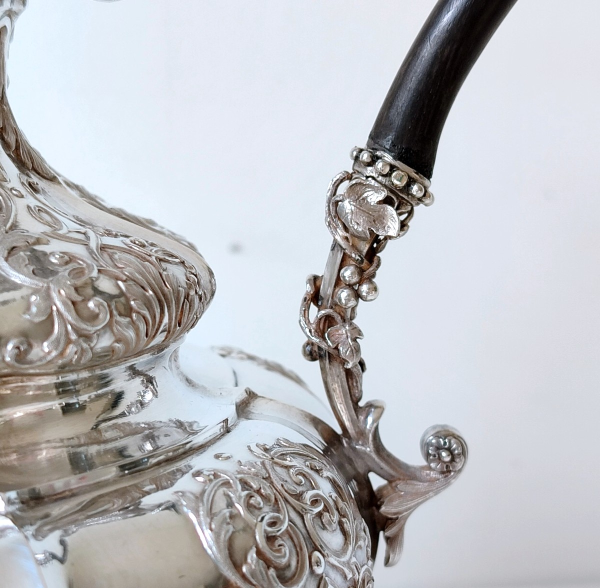 Théière en argent massif Bruxelles 1831-1868 Philippe Joseph Allard -photo-5