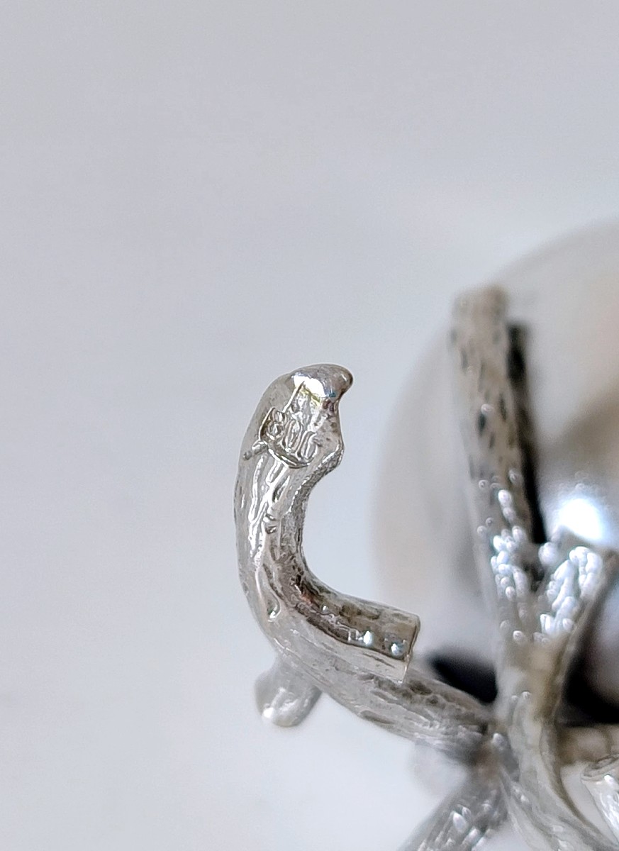 Une paire de vases de table art nouveau en argent massif -photo-2