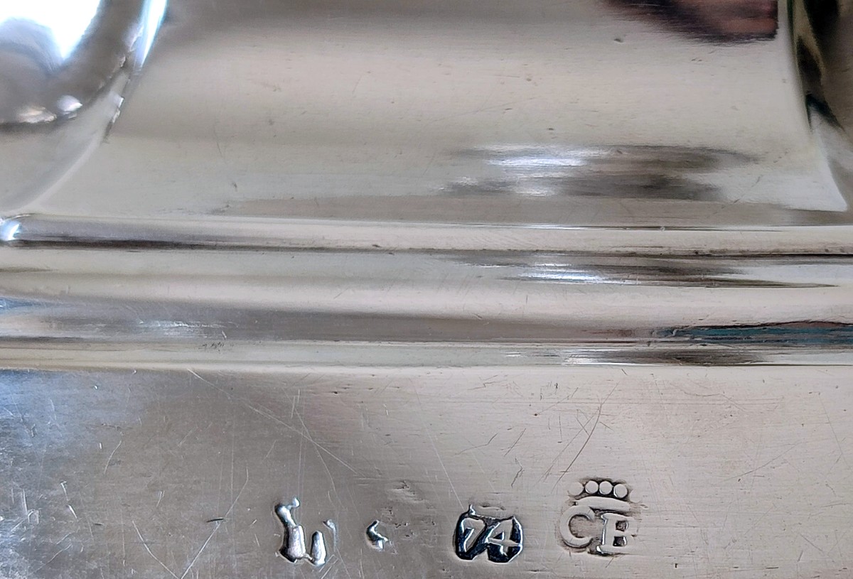 A Pair Of Silver Candlesticks Bruges 1774-photo-3