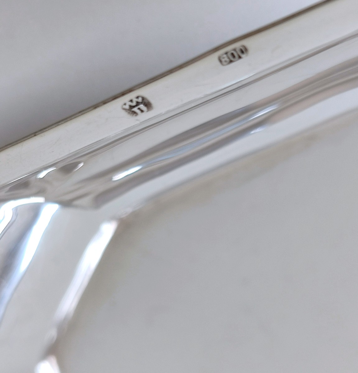 Panier art deco en argent massif et ébène -photo-2